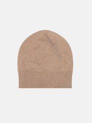 Perfect Cashmere Kaszmirowa czapka "Ginger" w kolorze beżowym rozmiar: onesize. Brązowe czapki zimowe damskie Perfect Cashmere, z kaszmiru. Za 197.17 zł.