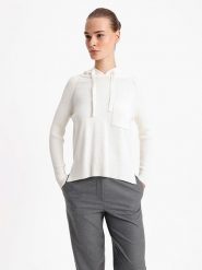 BGN Sweter w kolorze kremowym rozmiar: 40. Brązowe swetry klasyczne damskie BGN, z wełny, bez kołnierzyka. Za 100.99 zł.