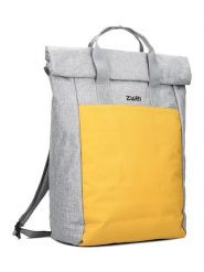 Zwei Plecak "Benno BE260" w kolorze szaro-żółtym - 38 x 53 x 19 cm rozmiar: onesize. Szare plecaki damskie Zwei, bez wzorów, z materiału. Za 204.96 zł.