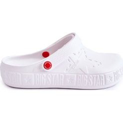 Męskie Lekkie Klapki Big Star II175003 Białe. Białe klapki i japonki męskie z tworzywa sztucznego. Za 131.88 zł.