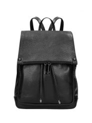 Wojas Skórzany plecak w kolorze czarnym - 21 x 26 x 9,5 cm rozmiar: onesize. Czarne plecaki damskie Wojas, bez wzorów, z materiału. Za 342.60 zł.