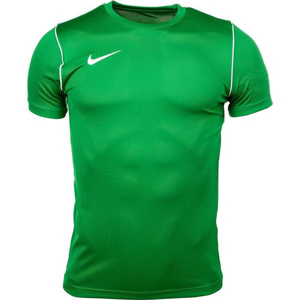 Koszulka treningowa męska Nike Dry Park 20. Zielone t-shirty sportowe męskie Nike, m, bez ramiączek, do piłki nożnej. Za 71.39 zł.