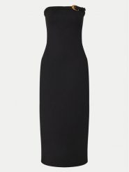 STAUD Sukienka wieczorowa Beekman 24F2142PT Czarny Slim Fit. Czarne sukienki damskie STAUD, xs, bez wzorów, z wiskozy, wizytowe, bez kołnierzyka, bez ramiączek. Za 1,459.00 zł.