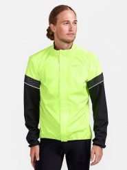 Craft Kurtka kolarska "Core Endur Lumen Hydro" w kolorze jaskrawozielonym rozmiar: XXL. Zielone kurtki outdoor męskie Craft, m, bez wzorów, bez kaptura. Za 131.74 zł.