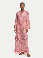 Hale Bob Sukienka letnia Aleyna 62NT654A Czerwony Relaxed Fit. Czerwone sukienki damskie Hale bob, na lato, s, bez wzorów, z wiskozy, bez kołnierzyka, bez ramiączek. Za 2,069.00 zł.