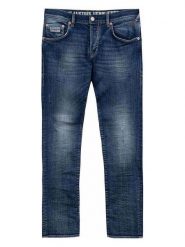 Herrlicher Dżinsy - Slim fit - w kolorze granatowym rozmiar: W34. Niebieskie jeansy męskie Herrlicher. Za 162.87 zł.