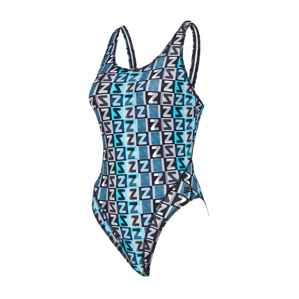 Strój pływacki jednoczęściowy damski Zoggs Emb Masterback. Niebieskie stroje jednoczęściowe damskie ZOGGS, xs, bez wzorów. Za 83.99 zł.