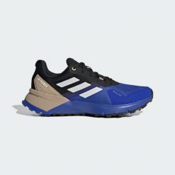 Buty Terrex Soulstride RAIN.RDY Trail Running. Brązowe obuwie do biegania damskie Adidas. Za 541.10 zł.