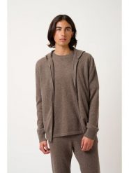 AUTHENTIC CASHMERE Kaszmirowy kardigan "Neurre" w kolorze brązowym rozmiar: XL. Brązowe kardigany męskie AUTHENTIC CASHMERE, xl, bez wzorów, z kaszmiru, bez kołnierzyka. Za 435.11 zł.