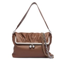 Torebka Weekend Max Mara. Brązowe torebki klasyczne damskie Weekend Max Mara, bez wzorów, bez dodatków. Za 2,334.00 zł.