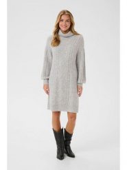 Cream Sukienka dzianinowa w kolorze jasnoszarym rozmiar: M. Szare sukienki damskie Cream, na co dzień, m, bez wzorów, z dzianiny, bez kołnierzyka, bez ramiączek, midi, proste. Za 239.99 zł.