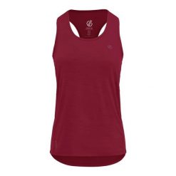 Damska Koszulka Modernize II. Czerwone bluzki damskie Dare 2b, bez wzorów, bez kołnierzyka, bez ramiączek. Za 80.99 zł.