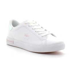 Buty Sportowe Damskie Lacoste Powercourt 124 2 Suj. Białe buty sportowe na co dzień damskie Lacoste, bez wzorów. Za 308.00 zł.