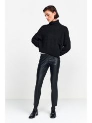 Rich & Royal Sweter w kolorze czarnym rozmiar: XS. Czarne golfy damskie Rich & Royal, xs, bez wzorów, bez ramiączek. Za 157.35 zł.