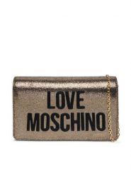 LOVE MOSCHINO Torebka JC4104PP1OLK0901 Złoty. Żółte torebki wieczorowe Love Moschino, bez wzorów, ze skóry, wizytowe, bez kołnierzyka, bez ramiączek. Za 679.99 zł.