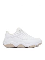 SHAQ Sneakersy EO-NET LOW AQ95089B-WT Biały. Białe buty sportowe dziewczęce Shaq, bez wzorów, ze skóry, bez zapięcia. Za 279.99 zł.