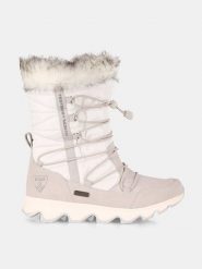 Kilpi Botki zimowe "Frozen" w kolorze biało-beżowym rozmiar: 36. Białe botki damskie Kilpi, na zimę, z materiału, bez obcasa, bez zapięcia. Za 304.99 zł.