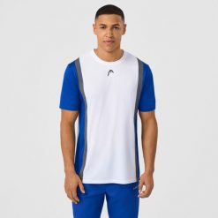 CLUB 25 TECH T-Shirt Men. Białe t-shirty męskie HEAD, s, bez wzorów, z meshu, bez kołnierzyka. Za 153.00 zł.