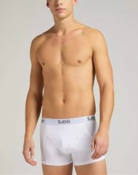 LEE 2-PACK TRUNK WHITE LP03CK12 112125111. Białe bokserki męskie Lee, bez wzorów. Za 79.99 zł.