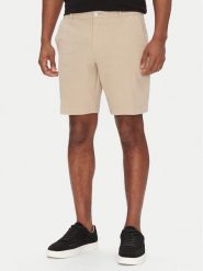 BOSS Szorty materiałowe H-Slice-Shorts1 50543951 Beżowy Slim Fit. Brązowe szorty męskie Boss, bez wzorów, z bawełny. Za 369.99 zł.