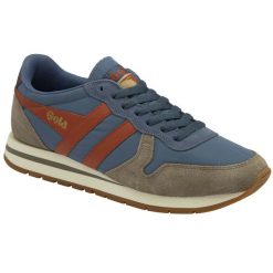 Buty Gola Daytona Chute. Niebieskie buty sportowe na co dzień męskie Gola, z nylonu, bez zapięcia, do biegania. Za 389.00 zł.