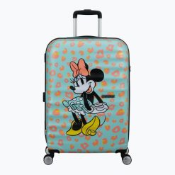 Walizka podróżna American Tourister Disney Wavebreaker. Niebieskie walizki AMERICAN TOURISTER, bez wzorów. Za 549.99 zł.