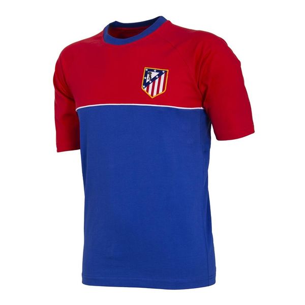 Koszulka dla dorosłych - Atlético Madryt Color Block - Czarny. Niebieskie t-shirty sportowe męskie COPA FOOTBALL, bez ramiączek, do piłki nożnej. Za 210.58 zł.