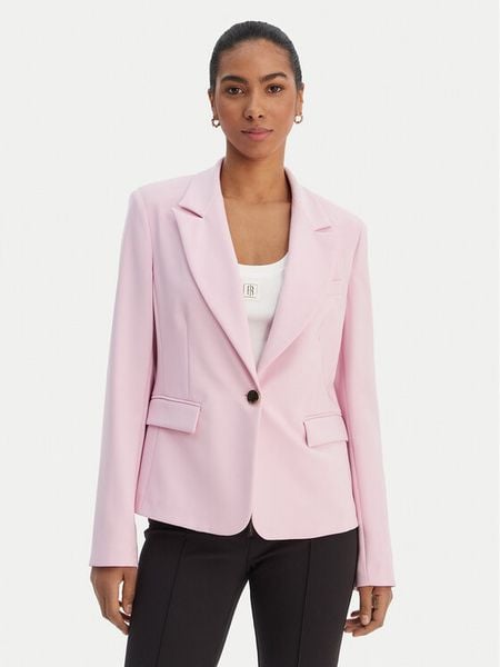 Fracomina Marynarka FR26SJ1001W42901 Różowy Regular Fit. Czerwone marynarki i żakiety damskie Fracomina, s, bez wzorów, z syntetyku. Za 699.99 zł.