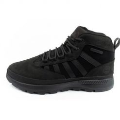 Buty trekkingowe męskie Timberland Euro Trekker. Czarne buty trekkingowe męskie Timberland, z materiału, bez zapięcia, trekkingowe. Za 723.00 zł.