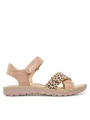 Primigi Sandały 1385322 S Różowy. Czerwone sandały dziewczęce Primigi, ze skóry, bez zapięcia. Za 279.99 zł.