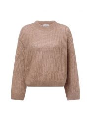 Marie Lund Sweter z dzianiny Kobiety Wełna brązowy, XL/XXL. Brązowe swetry klasyczne damskie Marie Lund, xl, z dzianiny, bez kołnierzyka. Za 299.95 zł.