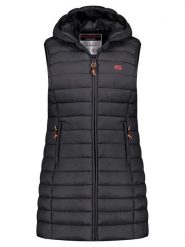 Geographical Norway Kamizelka pikowana "Vatikolor" w kolorze czarnym rozmiar: S. Czarne kamizelki damskie Geographical Norway, s. Za 126.45 zł.