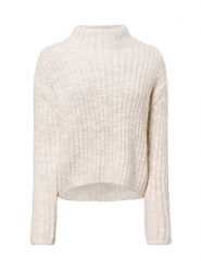 Opus Sweter z zawartością wełny - Perke Kobiety beżowy, 42. Brązowe swetry klasyczne damskie Opus, na zimę, z dzianiny, bez kołnierzyka. Za 279.95 zł.