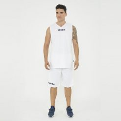Oddychająca Koszulka Bez Rękawów Portland Damska Biała. Białe bluzki sportowe damskie Legea, l, z bawełny, bez kołnierzyka, bez ramiączek. Za 64.00 zł.