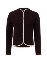 Franco Callegari Sweter z wełny Kobiety brązowy, S. Brązowe swetry klasyczne damskie Franco Callegari, s, z dzianiny, bez kołnierzyka. Za 399.95 zł.