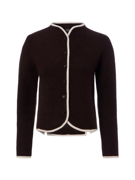 Franco Callegari Sweter z wełny Kobiety brązowy, S. Brązowe swetry klasyczne damskie Franco Callegari, s, z dzianiny, bez kołnierzyka. Za 399.95 zł.