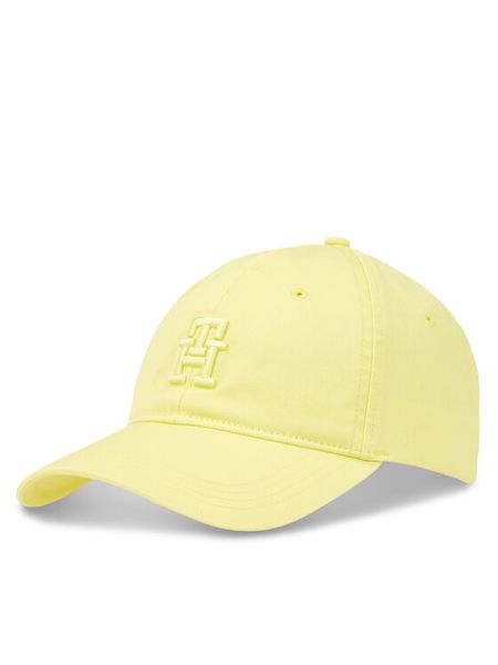Tommy Hilfiger Czapka z daszkiem Beach Summer Soft Cap AW0AW16170 Żółty. Żółte czapki z daszkiem damskie Tommy Hilfiger, bez wzorów, z materiału. Za 119.99 zł.