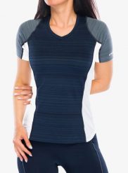 Koszulka termoaktywna damska Crazy Shirt Ionic. Niebieskie bielizna termoaktywna damska Crazy, l, bez wzorów, z materiału. Za 269.49 zł.