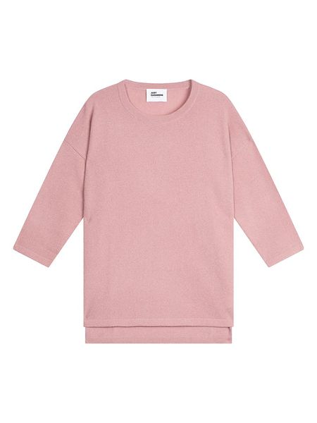 Just Cashmere Kaszmirowy sweter "Clatt" w kolorze jasnoróżowym rozmiar: XL. Różowe swetry klasyczne damskie Just Cashmere, xl, z kaszmiru, bez kołnierzyka. Za 367.22 zł.