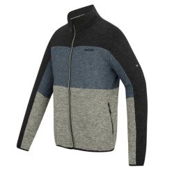Męska bluza polarowa Elram Color Blocked z zamkiem błyskawicznym. Szare bluzy z kapturem męskie Regatta, m, z dzianiny. Za 229.99 zł.