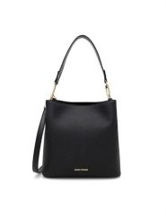 GINO ROSSI Torebka TYLO-182 Czarny. Czarne torebki klasyczne damskie Gino Rossi, bez wzorów, ze skóry, bez dodatków. Za 279.99 zł.