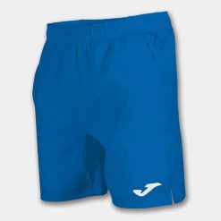 Spodenki tenisowe męskie Joma Master. Niebieskie szorty męskie Joma, bez wzorów, z elastanu. Za 225.50 zł.