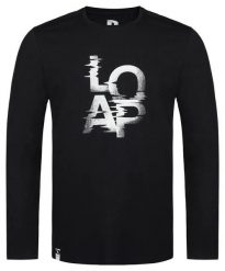 T-shirt męski Loap Altron czarny. Czarne t-shirty męskie ÀLG, na zimę, m, bez wzorów, z bawełny, bez kołnierzyka. Za 162.99 zł.