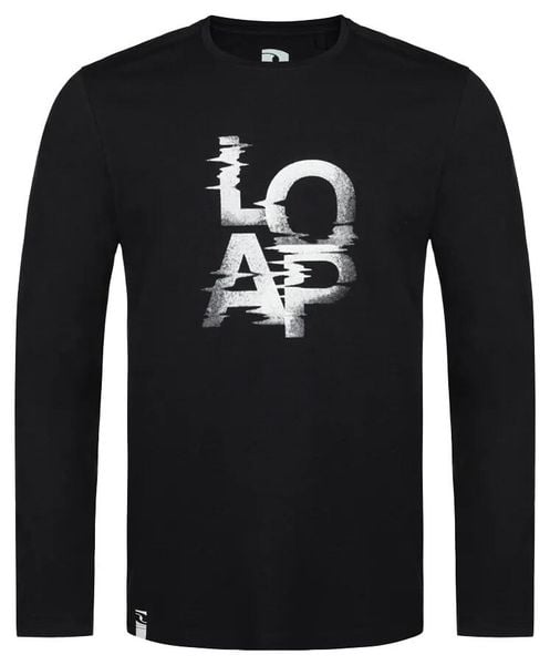 T-shirt męski Loap Altron czarny. Czarne t-shirty męskie ÀLG, na zimę, m, bez wzorów, z bawełny, bez kołnierzyka. Za 162.99 zł.