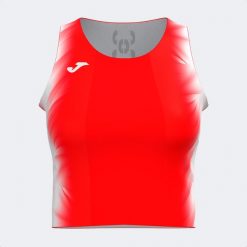 Damski tank top Joma Top Elite Xi. Białe topy damskie Joma, l, bez wzorów, bez kołnierzyka. Za 264.00 zł.
