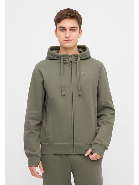 Bench Bluza "Braxton" w kolorze khaki rozmiar: 54. Brązowe bluzy z kapturem męskie Bench. Za 109.26 zł.