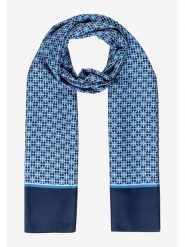 More & More Szal w kolorze granatowo-błękitnym - 180 x 70 cm rozmiar: onesize. Niebieskie szaliki i kominy damskie MORE & MORE, bez wzorów, z materiału. Za 34.99 zł.