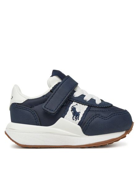Polo Ralph Lauren Sneakersy Train 89 Sport PS RL01975410 Granatowy. Niebieskie buty sportowe chłopięce Polo Ralph Lauren, bez wzorów, ze skóry, sportowe, bez zapięcia. Za 229.99 zł.