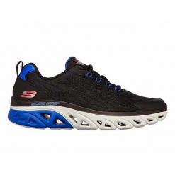 Buty na co dzień na trening męskie SKECHERS GLIDE siateczka. Czarne buty fitness męskie Skechers, na fitness i siłownię. Za 274.00 zł.