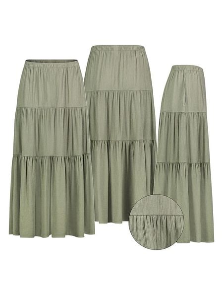 Eight2Nine Spódnica w kolorze miętowym rozmiar: M. Zielone spódniczki damskie Eight2Nine, m, bez wzorów, z podwyższonym stanem, maxi. Za 122.09 zł.